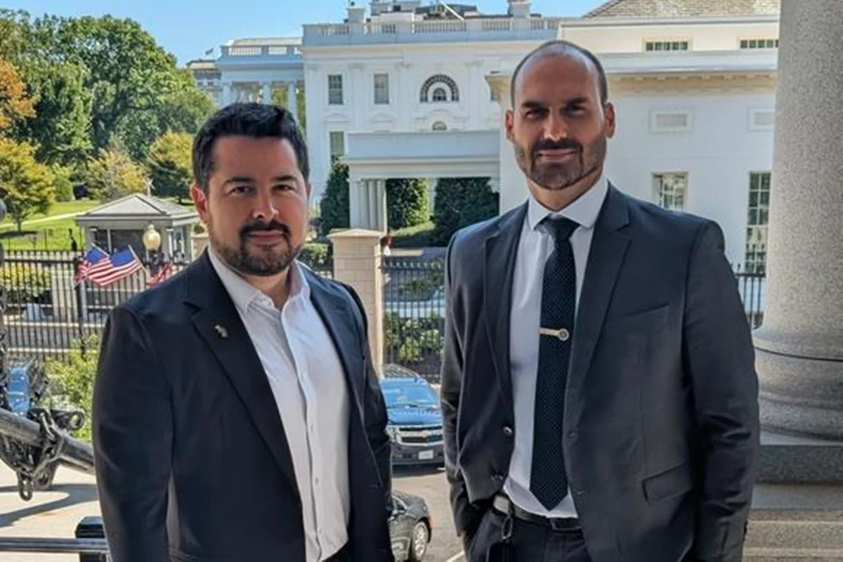 Eduardo Bolsonaro vai a Washington para discutir condenação pelo STF com republicanos