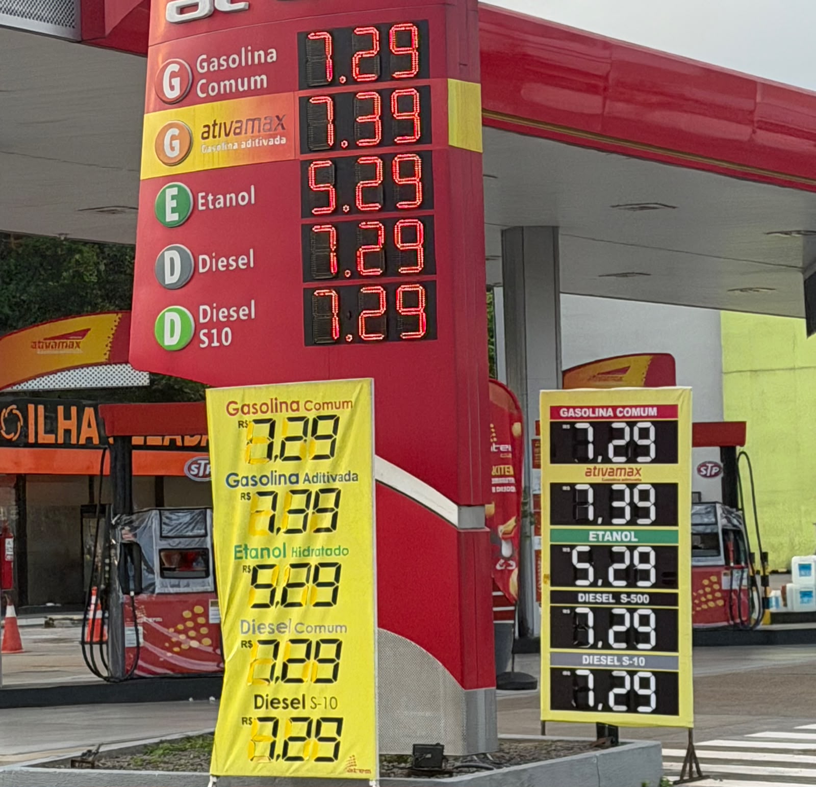 Gasolina sobe para R$ 7,29 em Manaus sem reajuste da refinaria; motoristas se revoltam