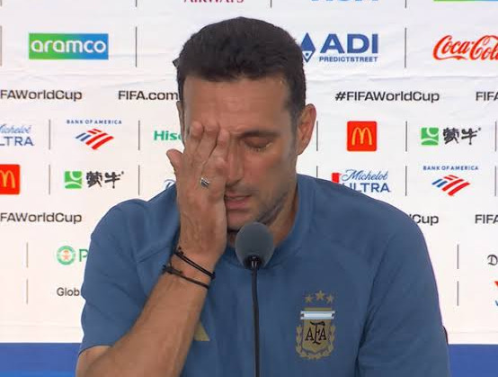 Scaloni se emociona após derrota da Argentina na final neste domingo (19): “Me dói a alma”