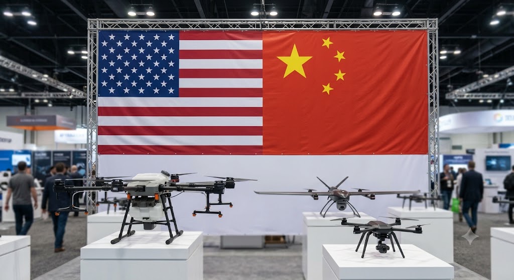 China anuncia contramedidas contra entidades americanas e restringe envio de drones