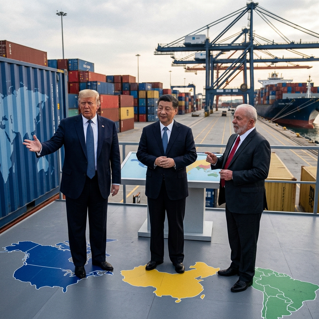 EUA acusam Brasil de integrar ‘esquema global’ para burlar tarifas de importação da China