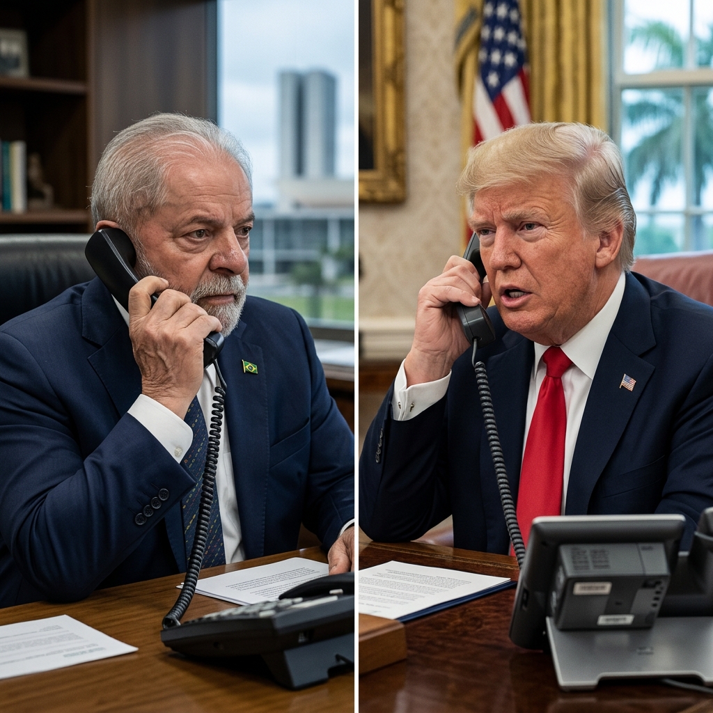 Comércio e segurança: Lula e Trump discutem parceria bilateral em diálogo cordial