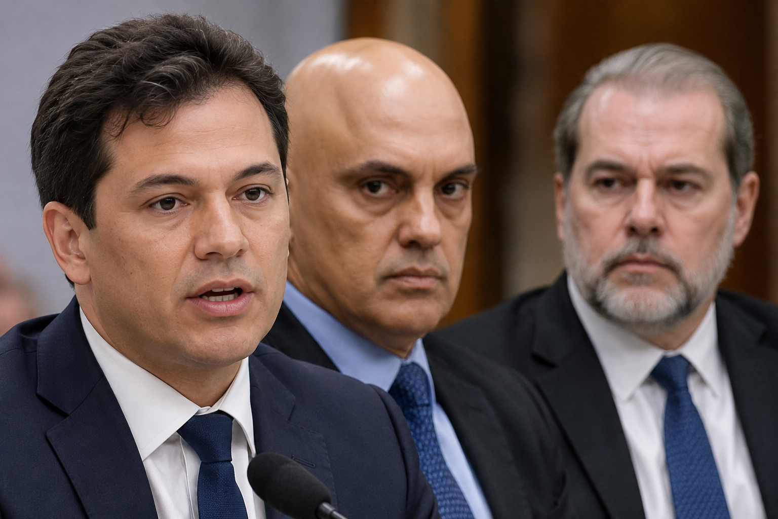 Renan Santos aciona Senado e pede afastamento de Moraes e Toffoli do STF