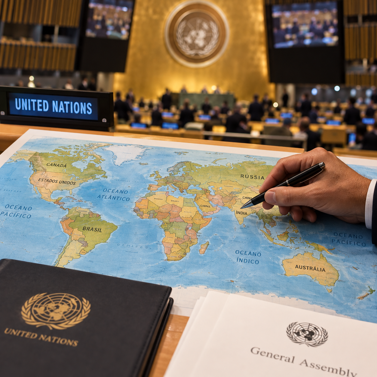 O mundo não era do tamanho que parecia: ONU apoia mudança no mapa-múndi