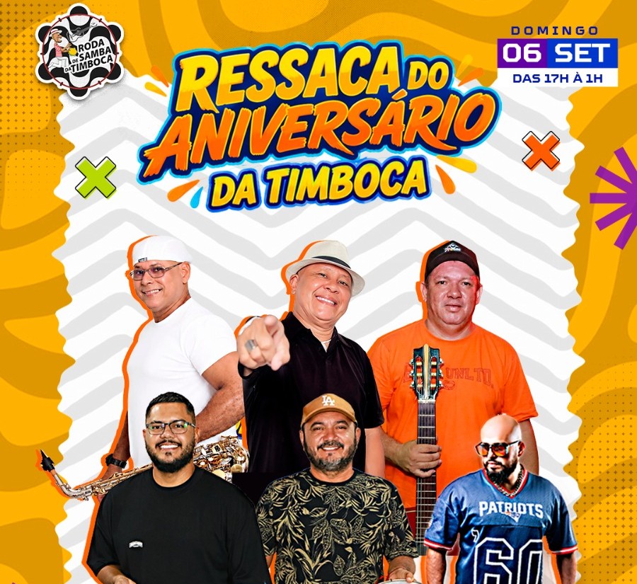 Roda de Samba da Timboca promove “ressaca” de aniversário neste domingo em Manaus