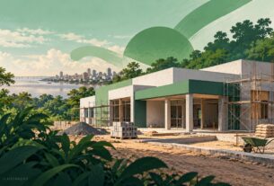 Ilustração genérica de construção e ampliação da atenção psicossocial em Manaus.