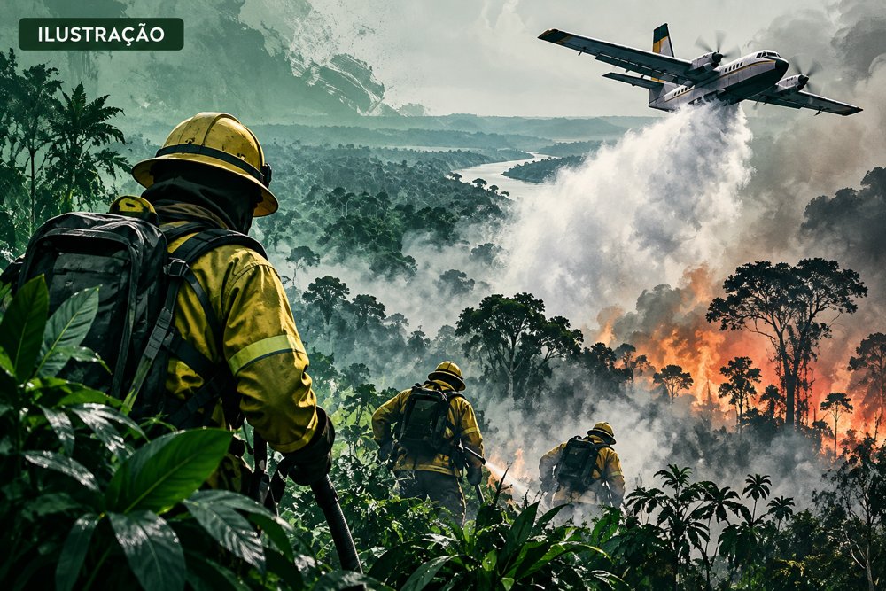 Dois KC-390 chegam ao Amazonas para reforçar combate aos incêndios