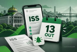 Ilustração sobre prazo do ISS Fixo em Manaus.