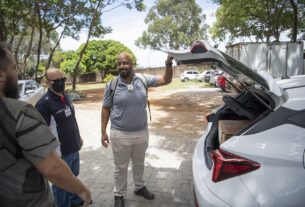 Arquivo: logística eleitoral noGama/DF em2022; não registra preparação atual emManaus.